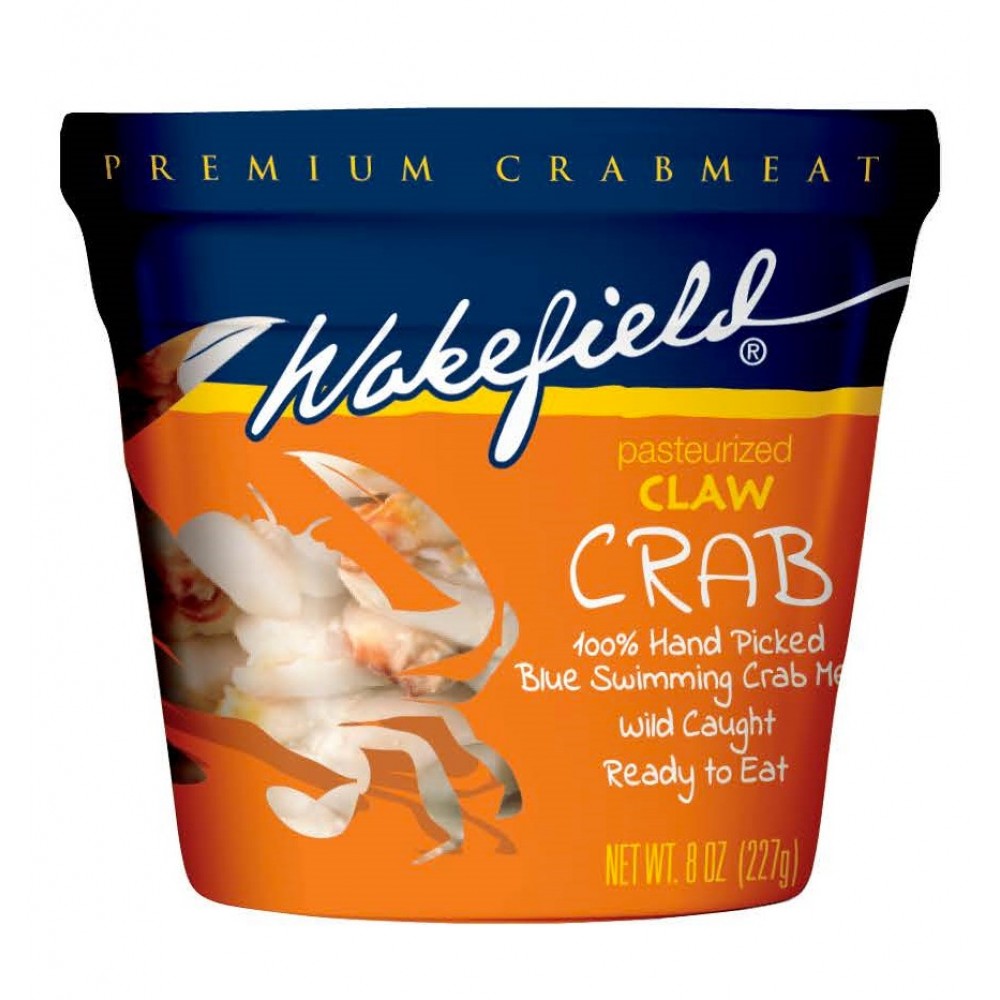 WAKEFIELD Crab Meat Blue Swimming Crab Claw Pasteurized Chilled 227G